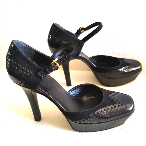Gucci Black Pumps Women Size 5B - Picture 1 of 14